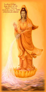 Kwan Yin is a Chinese goddess.